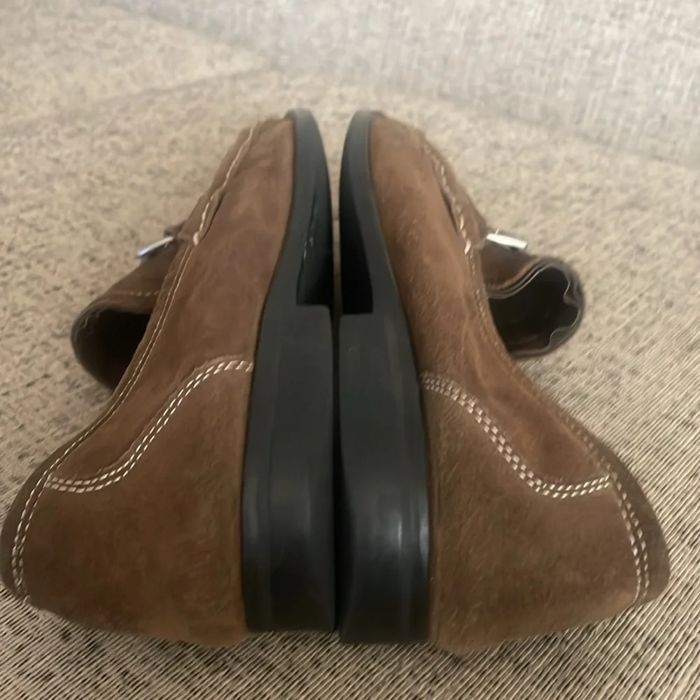 Robert Wayne Dan Marco Brown Suede Leather Loafer Size 9.5D